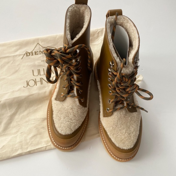 Ulla Johnson shearling leather boots - Picture 5 of 11